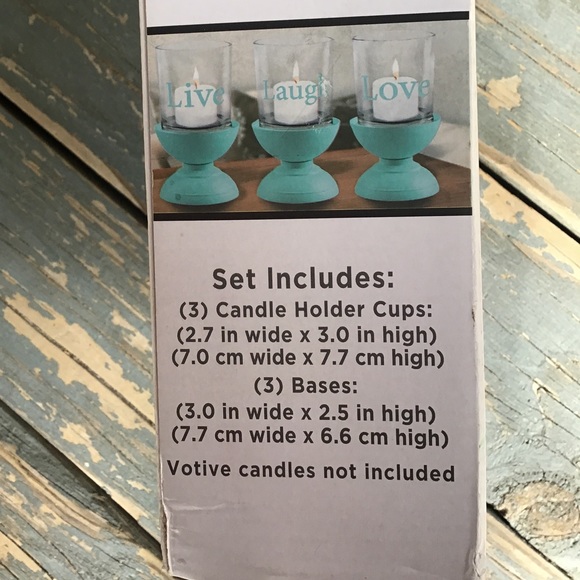 6 Piece Votive Candle Holder Set - Picture 3 of 3